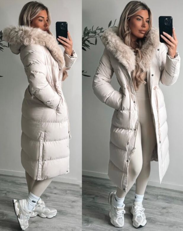 Dam Vinterjacka modell Carol i Beige