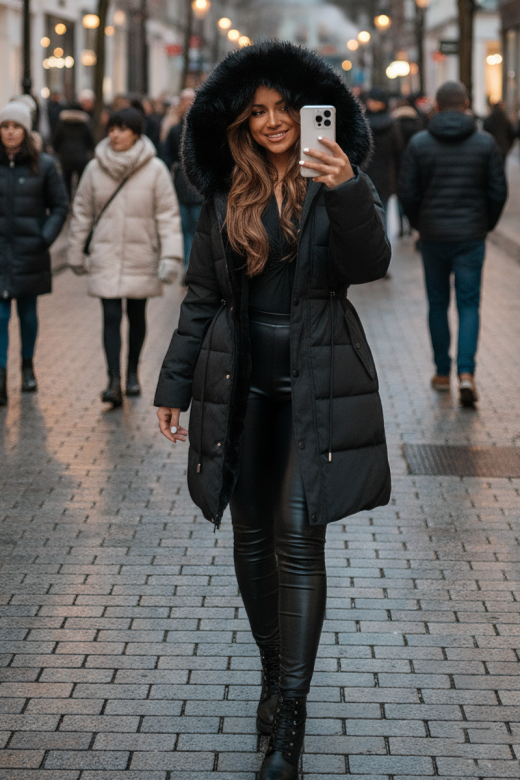 Dampälsjacka modell Latina i Svart