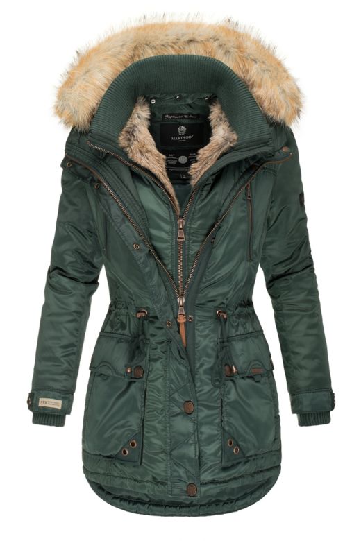 Dame Vinterjakke Katie Grøn