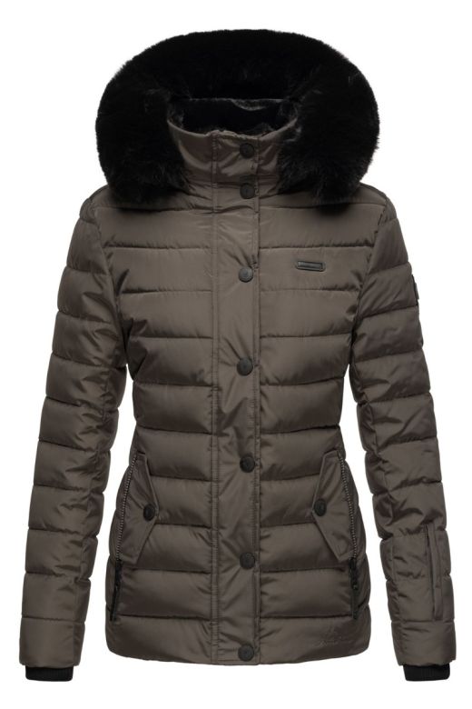 Dam Vinterjacka Navahoo Miliana Mörkgrå