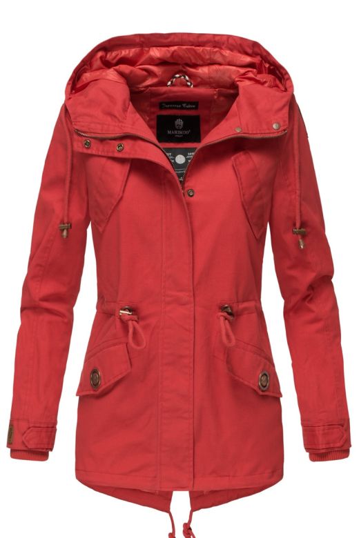 Flot Overgangs- Sommerjakke Manolia Sun Rød