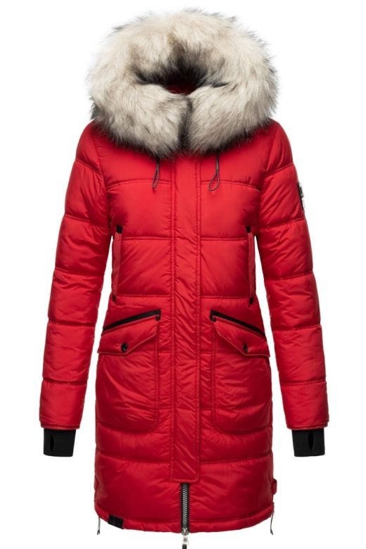 Dam vinter jacka Navahoo Chaska Röd