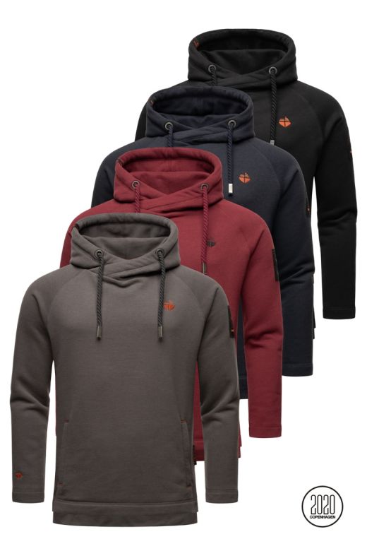 Herrtröja med huva i högkvalitativ modell Sailor