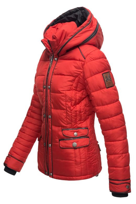 Kort Dame Vinterjakke Mausi - Rød