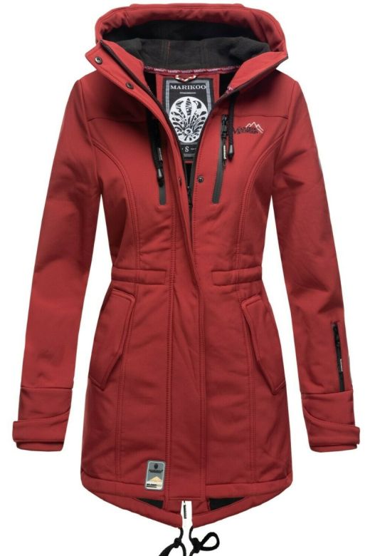 Flot Softshell outdoor jakke i Bordeaux