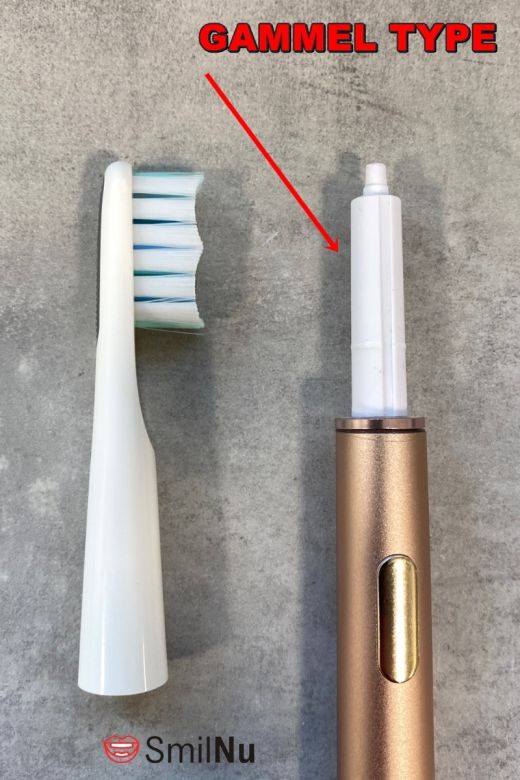 Smulnu Lux / Finesmile gammal modell - Borsthuvuden 4 st.