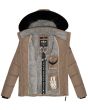 Dam Vinterjacka Navahoo Loveleen i Taupe Beige