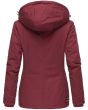 Dame Bomulds vinterjakke Marikoo Keikoo - Bordeaux Dot