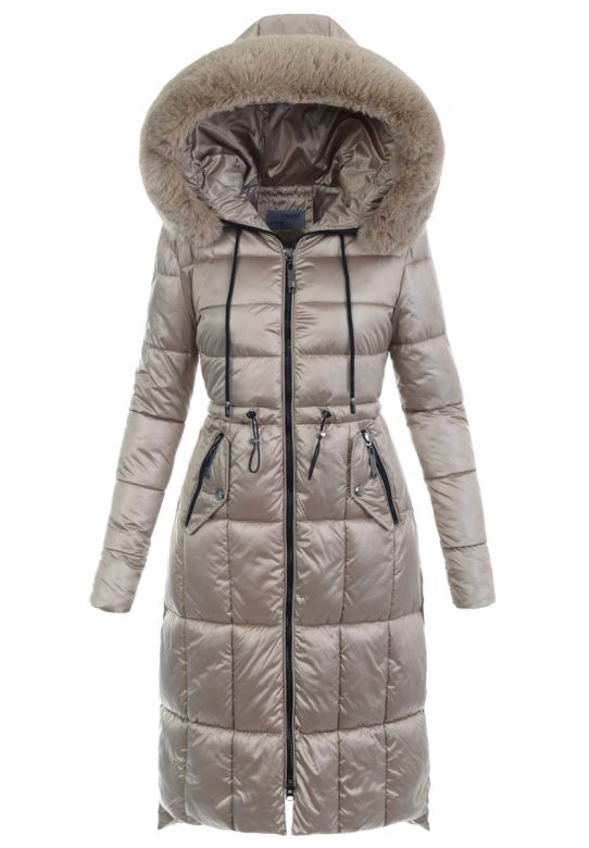 Vinterjacka dam modell Palermo i Beige