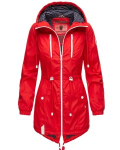 Flot Overgangs- Sommerjakke Natte Stjerne Rød