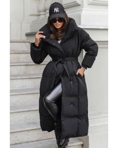 Dam Vinterjacka lång ljus modell Torino - Svart