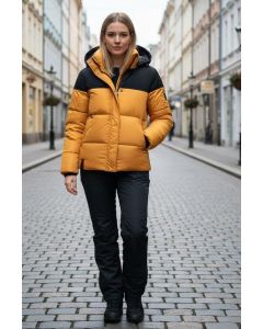 Dame dyne jakke Navahoo Sarafina i Gul