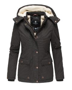 Dame Bomulds jakke Keikoo - Sort Dot