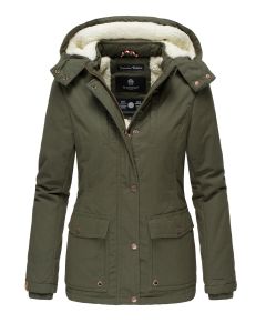 Dame Bomulds jakke Keikoo - Oliven Grøn