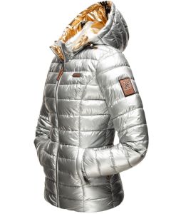 Dame Dynejakke Aureliana i Sølv