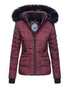 Dame vinterjakke med pels - Adele Wine