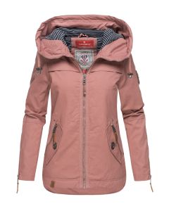 Dame Overgangsjakke i bomuld Wekoo - Rosa