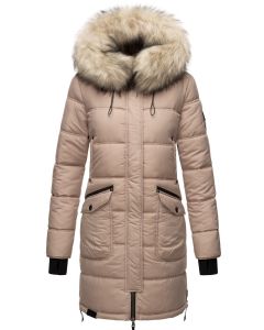 Dam vinter jacka Navahoo Chaska Taupe Beige