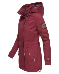 Dame Overgangsjakke i bommuld Nykoo - Bordeaux