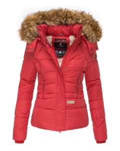 Dame vinter jakke Honningblomst - Rød