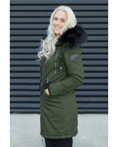 Lang Dame Frakke Leona - Grön