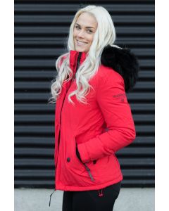 Flot Juliet dame vinter Jakke i Rød