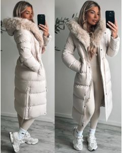 Dam Vinterjacka modell Carol i Beige
