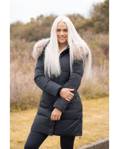 Dam Vinterjacka LUX Dunjacka Polar med stor päls 