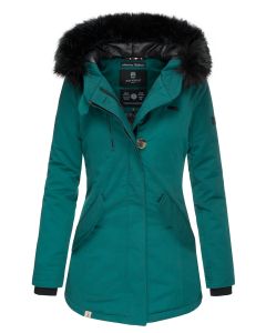 Dame vinterjakke Nisam - Ocean Blue