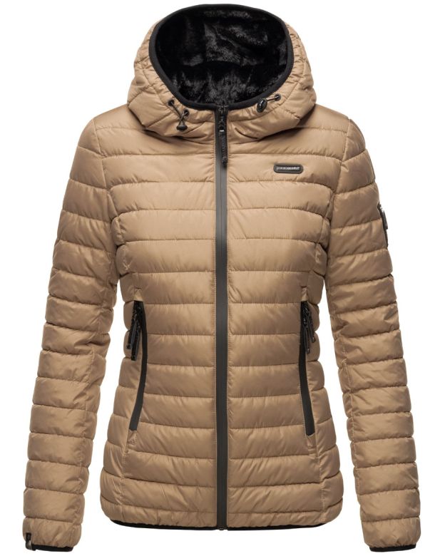 Dam Vinterjacka Jaylaila i Taupe Beige