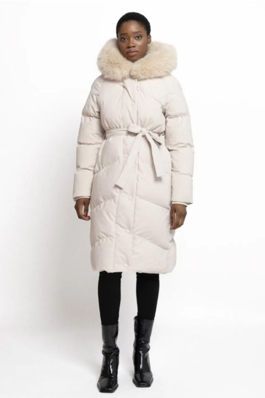 Vinterjacka dam modell Nelly i Beige