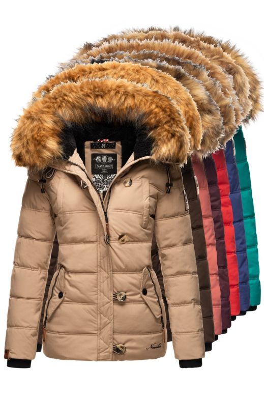 Vinterjacka för kvinnor med päls Navahoo Zoja - flera färger.