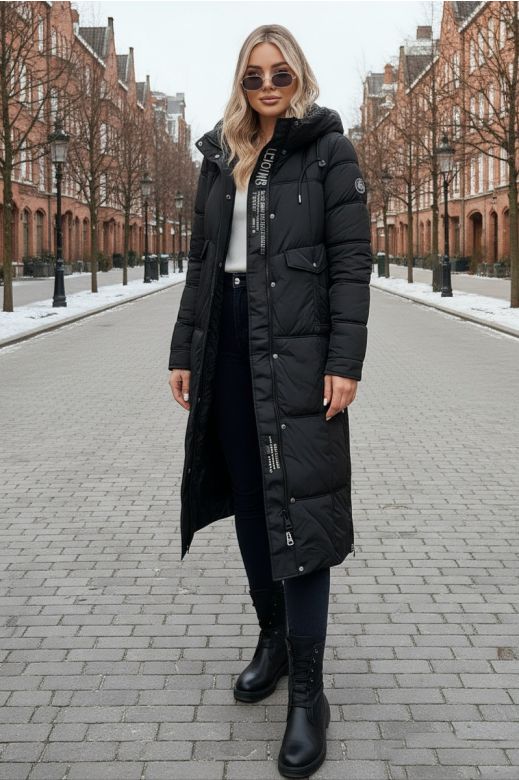 Dam vinterjacka modell Monique i Svart