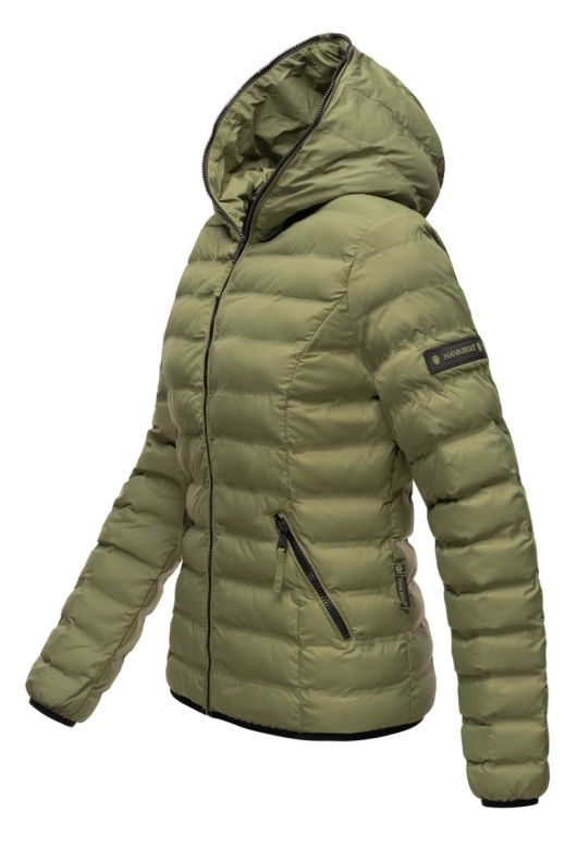 Damejakke kort model Navahoo Neevia i Oliven