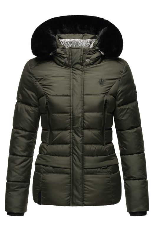 Dam Vinterjacka Navahoo Loveleen i Olivgrön