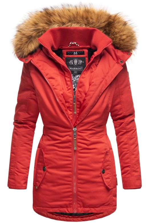 Dame outdoor Vinterjakke Sanko - Rød