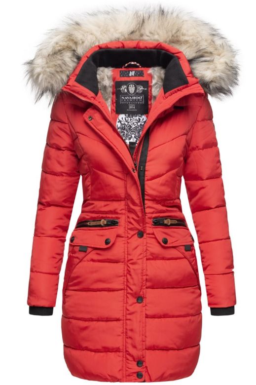 Dam Vinterjacka Navahoo Paulina i Röd
