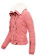 Kort Vinter jakke i Koral