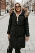Dam Vinterjacka modell Candi i svart
