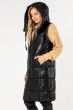 Vinterväst för dam modell Lucca i svart