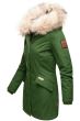 Vinterjacka för kvinnor Premium Navahoo Cristal i Grön