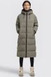 Damvinterjacka i dansk design, modell Enya i lövgrå