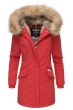 Vinterjacka för kvinnor Premium Navahoo Cristal i Röd