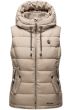 Dame dyne vest fra MarikooTaisaa i Taupe