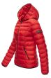 Damejakke kort model Navahoo Neevia i Rød