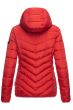 Sporty kort vinterjakke - Rød