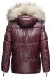 Dam vinterjacka med stor päls Navahoo Tikuna i Vinfärg
