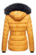 Kort Dame Vinterjakke Sukkerbi - Gul