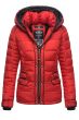 Kort Dame Vinterjakke Mausi - Rød