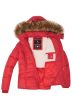 Dame vinter jakke Honningblomst - Rød